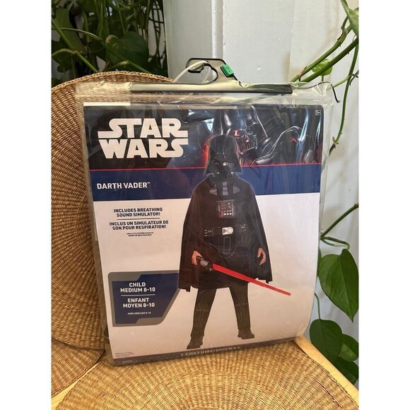 Star Wars Darth Vader child medium size 8–10 Halloween costume - Picture 1 of 7